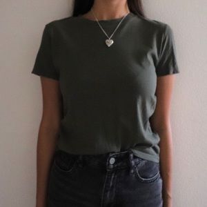 Brandy Melville Green Tee